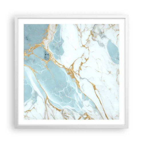 Poster in einem weißen Rahmen - Reichtum des Steins - 60x60 cm