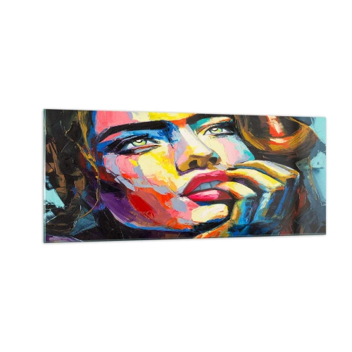 Glasbild - Bild auf glas - Träume fliegen am Himmel wie Vögel - 100x40 cm