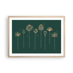 Poster in einem Rahmen aus heller Eiche - Familie ZIÓŁkowski - 70x50 cm