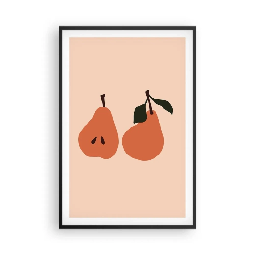 Poster in einem schwarzem Rahmen - Pure Süße - 61x91 cm