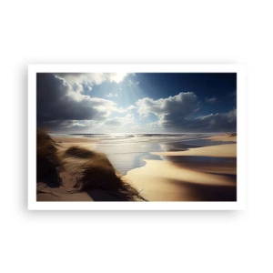 Poster - Strand, wilder Strand - 91x61 cm
