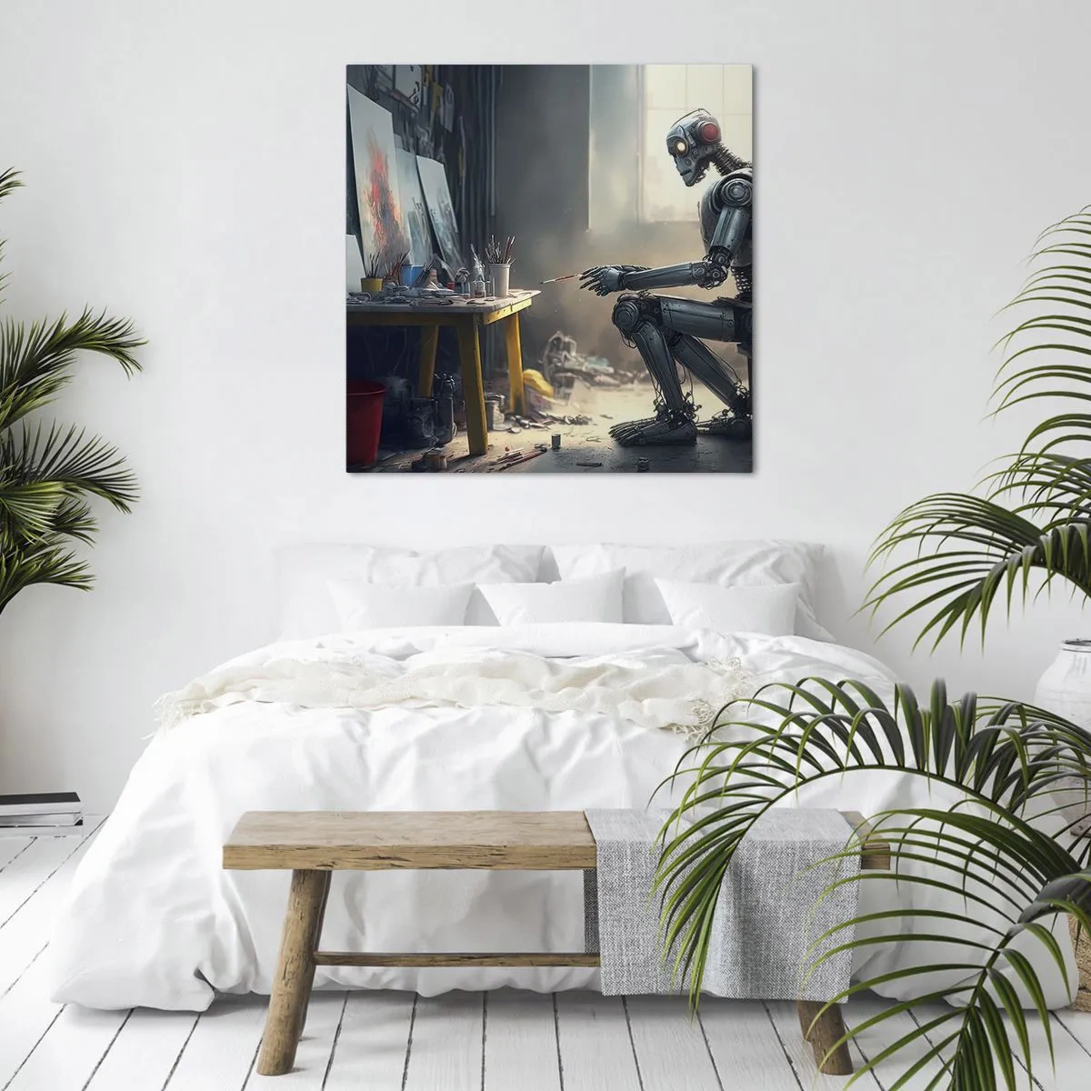 Bild auf Leinwand - Leinwandbild - Schöpfungsakt - 50x50 cm