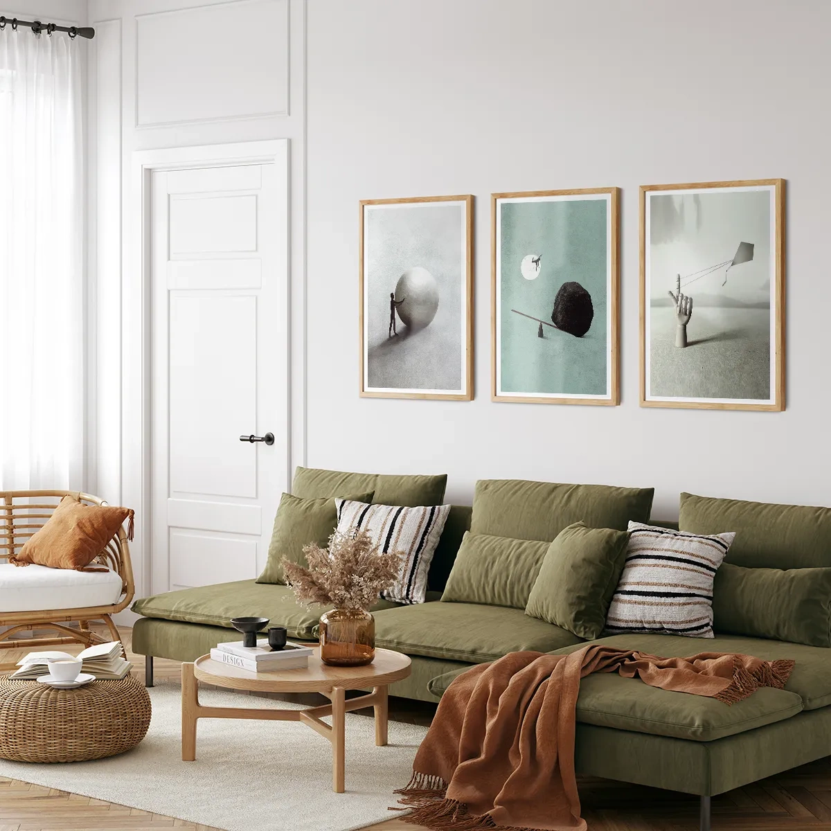 Hang in there - Inspiration für das Wohnzimmer