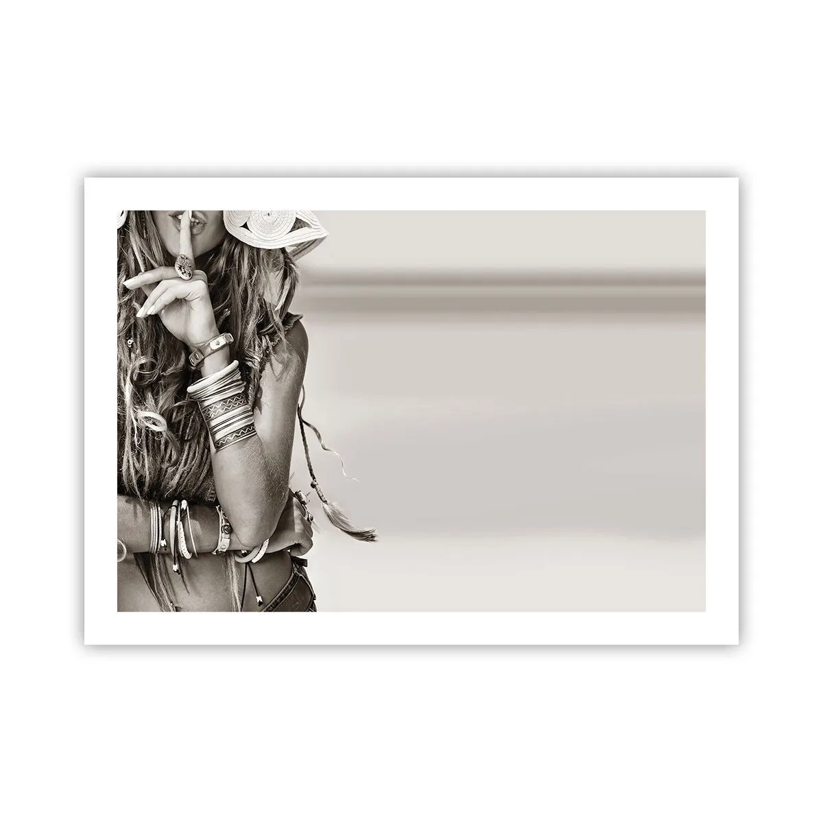 Poster - Wieso ein Mädchen - 70x50 cm