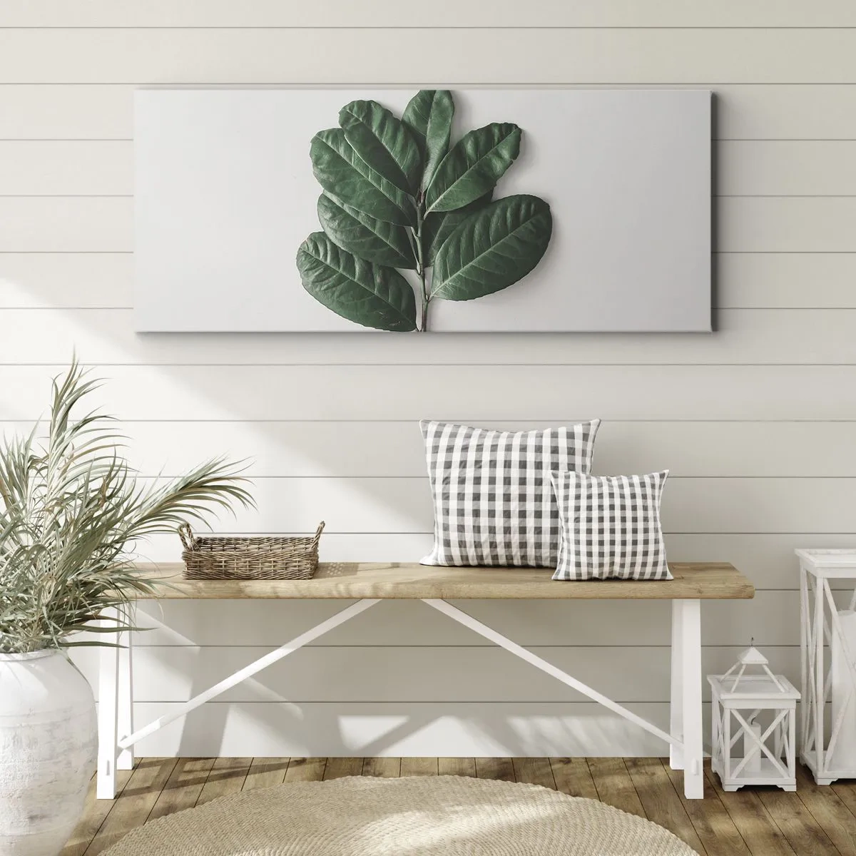 Bild auf Leinwand - Leinwandbild - Eine Zeichnung purer Natur - 90x30 cm