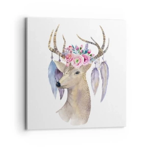 Bild auf Leinwand - Leinwandbild - Seelenführer - sanft, unschuldig - 70x70 cm