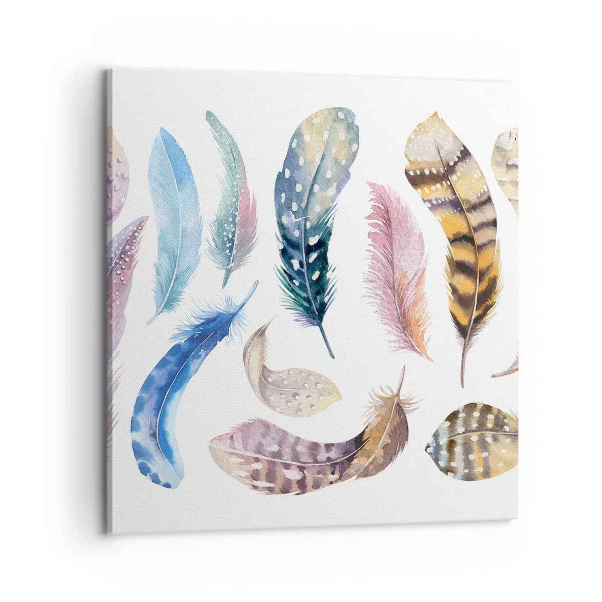 Bild auf Leinwand - Leinwandbild - Hell, bunt und bunt - 60x60 cm