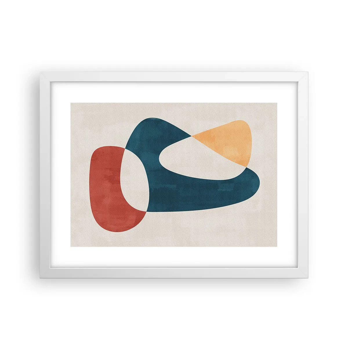 Poster in einem weißen Rahmen - Einflüsse und Metamorphosen - 40x30 cm