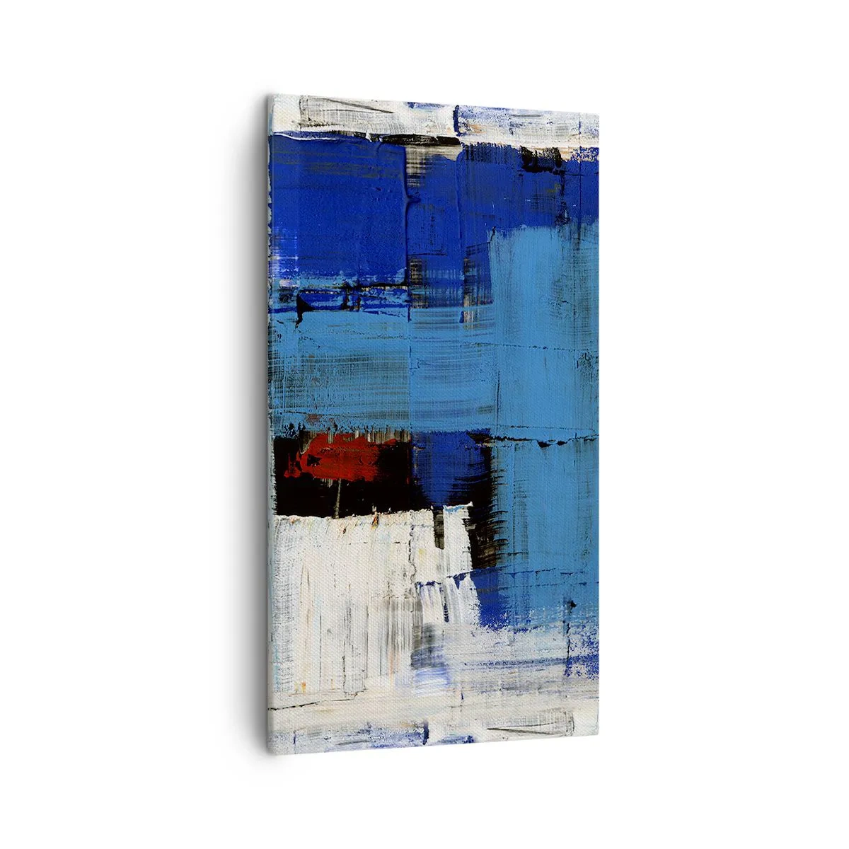 Bild auf Leinwand - Leinwandbild - Geheimnis ist blau - 45x80 cm