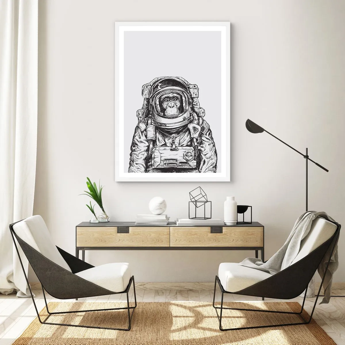 Poster in einem weißen Rahmen - Alternative Evolution - 70x100 cm