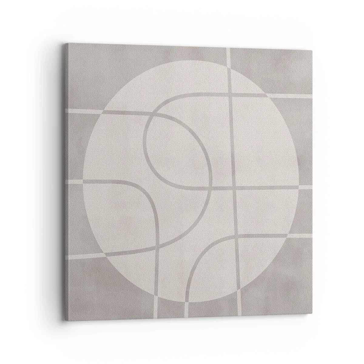 Bild auf Leinwand - Leinwandbild - Kreisförmig und geradeaus - 70x70 cm