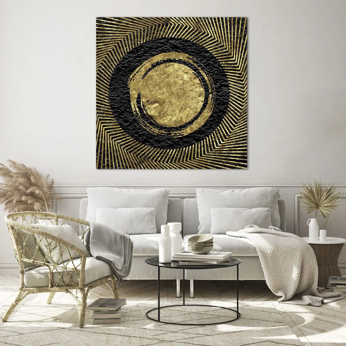 Glasbild - Bild auf glas - Glamour-Komposition - 30x30 cm