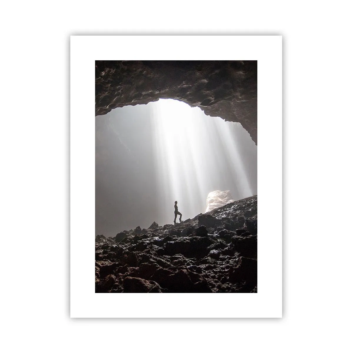 Poster - Die leuchtende Grotte - 30x40 cm