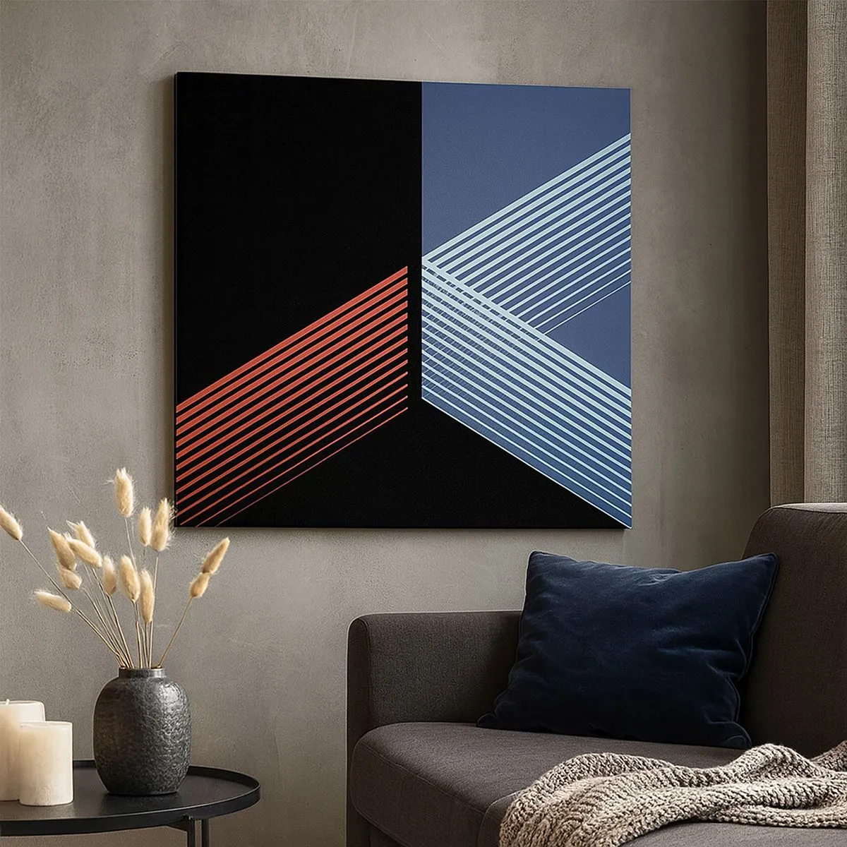 Bild auf Leinwand - Leinwandbild - Eine einfache Geschichte - 30x30 cm