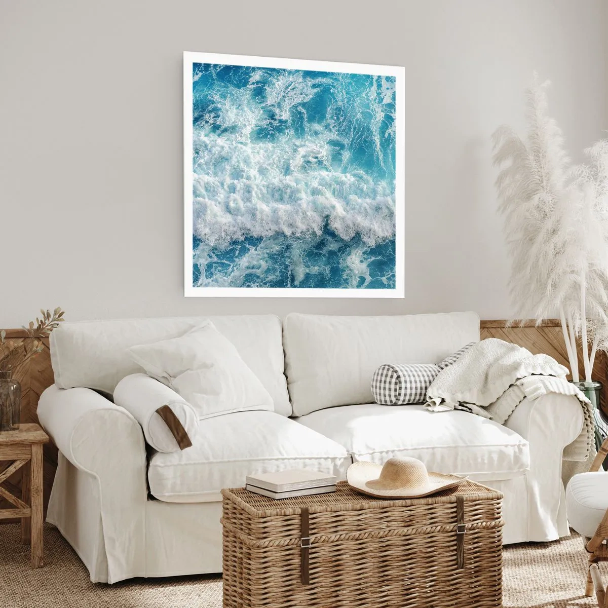 Poster - Freudig und springend - 60x60 cm