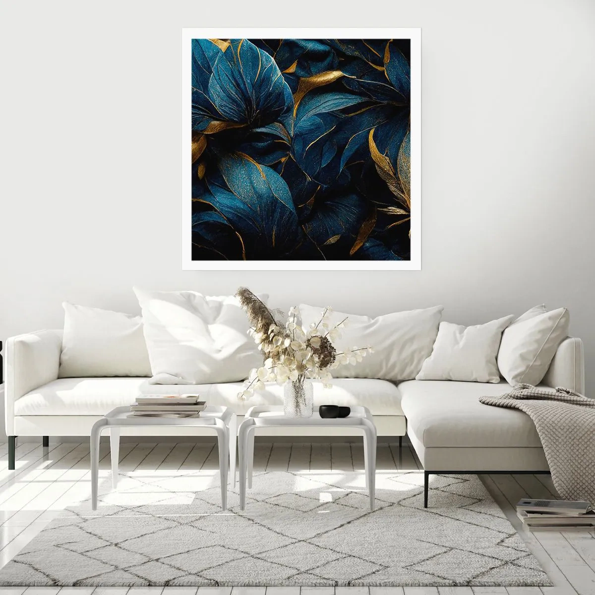 Poster - Mit Gold gefüttert - 60x60 cm