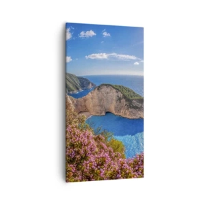 Bild auf Leinwand - Leinwandbild - Mein toller Griechenlandurlaub - 55x100 cm