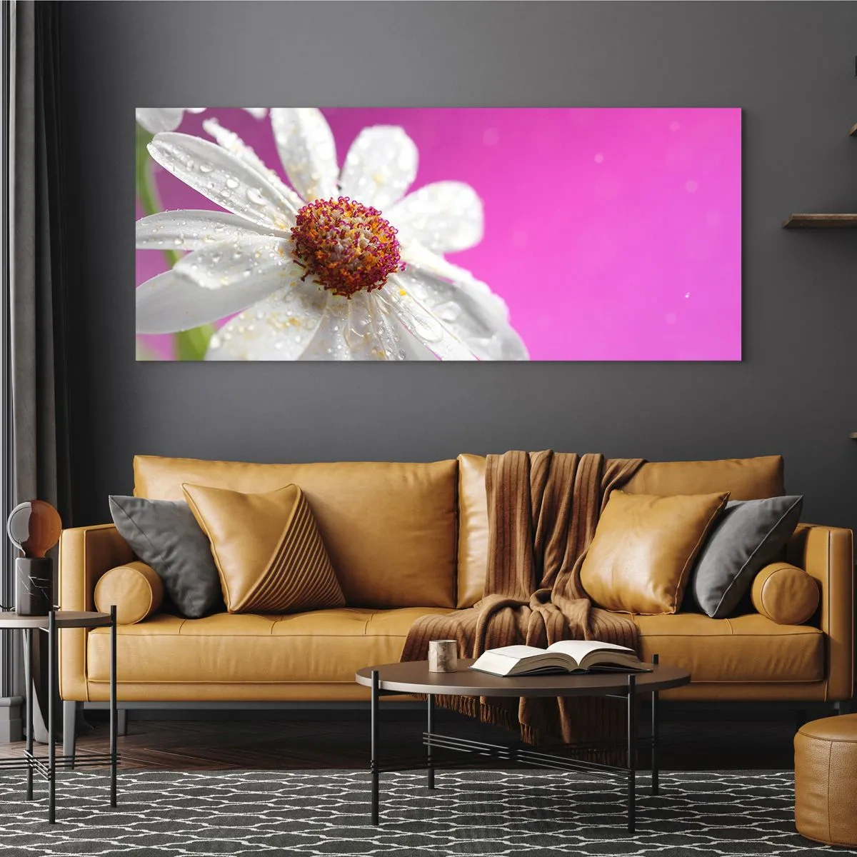 Glasbild - Bild auf glas - Bescheiden in seiner Schönheit - 100x40 cm