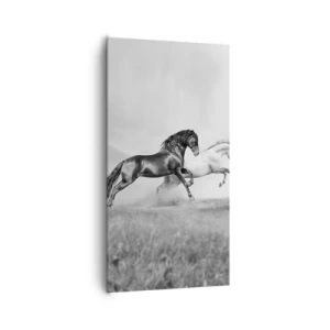 Bild auf Leinwand - Leinwandbild - Engel und Dämonen - 65x120 cm