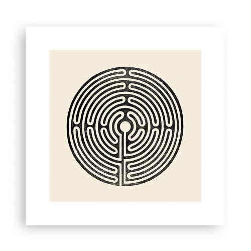 Poster - Geheimnisvolle Ordnung - 30x30 cm