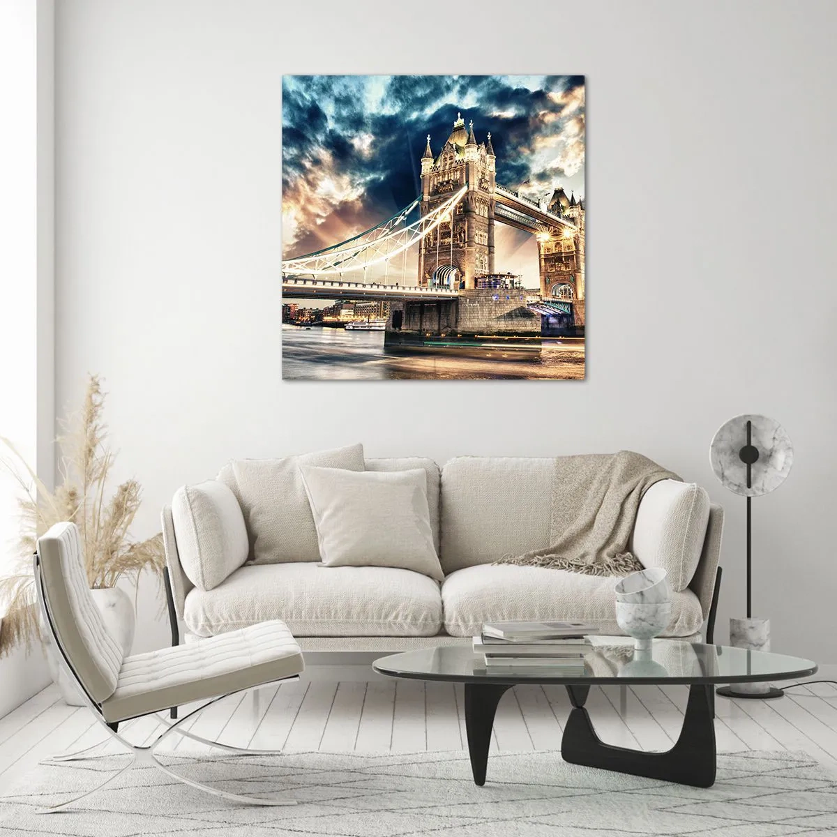 Glasbild - Bild auf glas - Denkmal des viktorianischen Imperiums - 60x60 cm