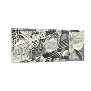 Glasbild - Bild auf glas - Die Dynamik der Gegenwart - 100x40 cm