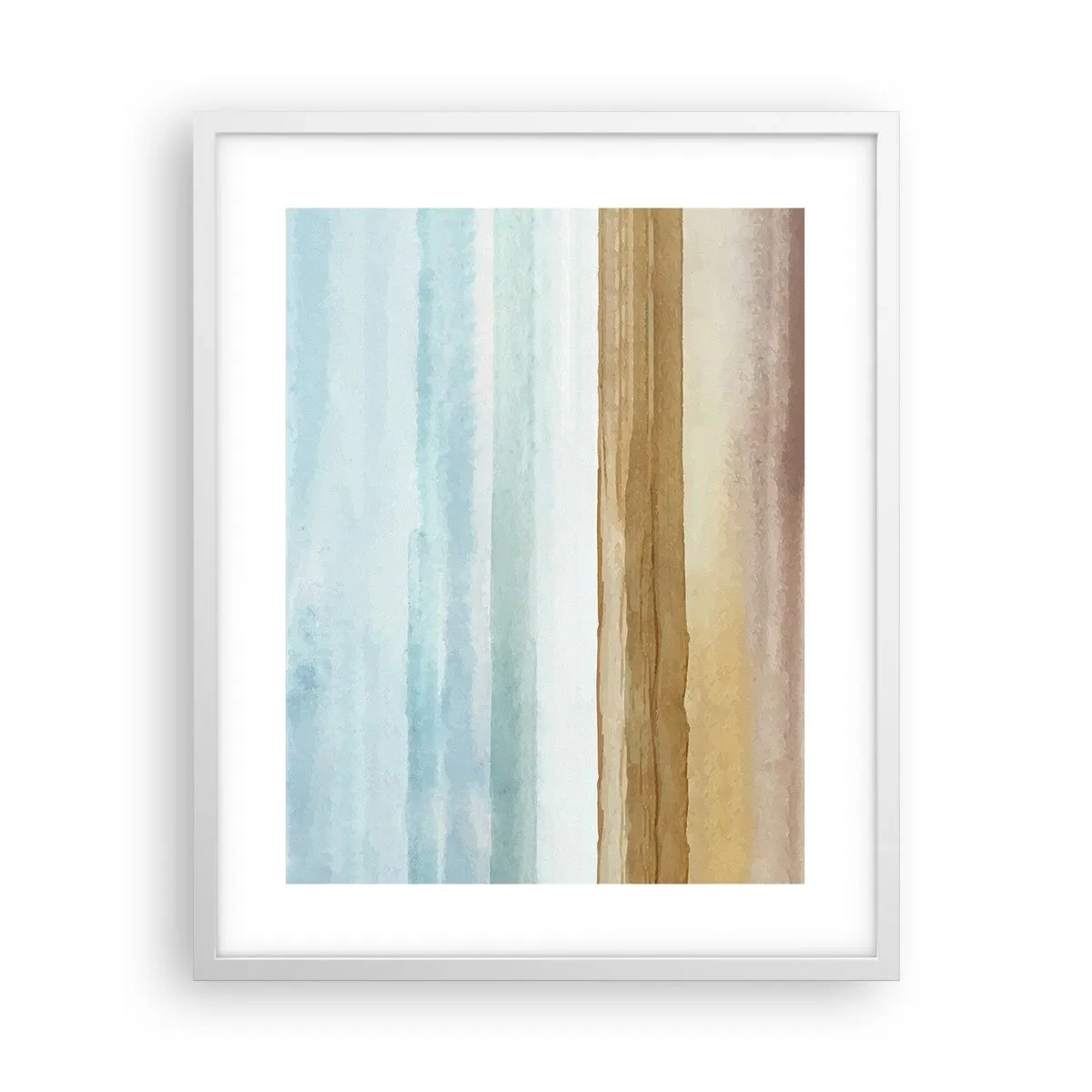 Poster in einem weißen Rahmen - Trost - 40x50 cm