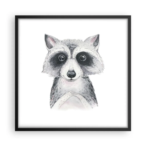 Poster in einem schwarzem Rahmen - Ein Moment zum Bewegen - 50x50 cm