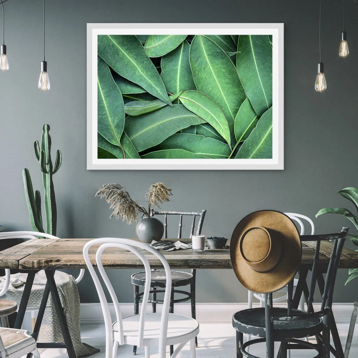 Poster in einem weißen Rahmen - Saftig und frisch - 100x70 cm