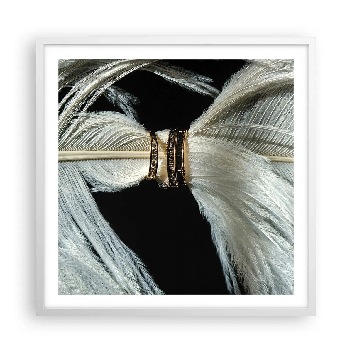 Poster in einem weißen Rahmen - ... und ich werde dich nicht verlassen ... - 60x60 cm