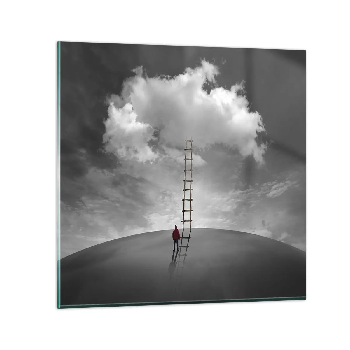 Glasbild - Bild auf glas - Alles ist möglich - 60x60 cm