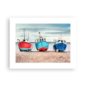 Poster - Bereit zum Fang - 40x30 cm