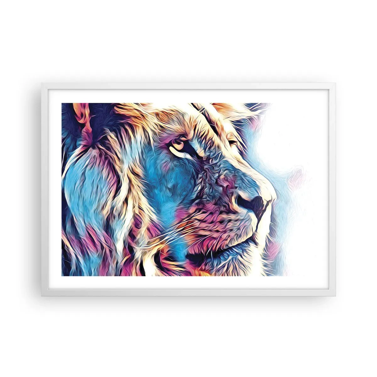 Poster in einem weißen Rahmen - Die Weisheit der Natur - 70x50 cm