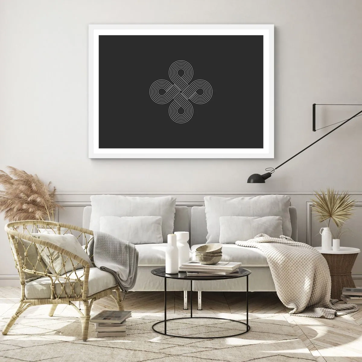 Poster in einem weißen Rahmen - Im keltischen Geist - 40x30 cm