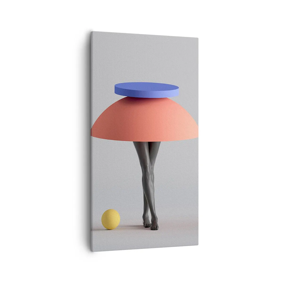 Bild auf Leinwand - Leinwandbild - Surrealistische Komposition - 55x100 cm