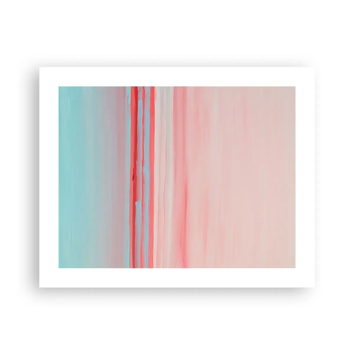 Poster - Abstraktion im Morgengrauen - 50x40 cm