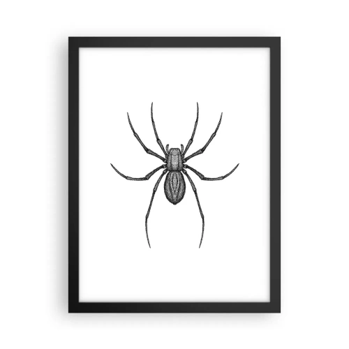 Poster in einem schwarzem Rahmen - Beunruhigende Präzision - 30x40 cm