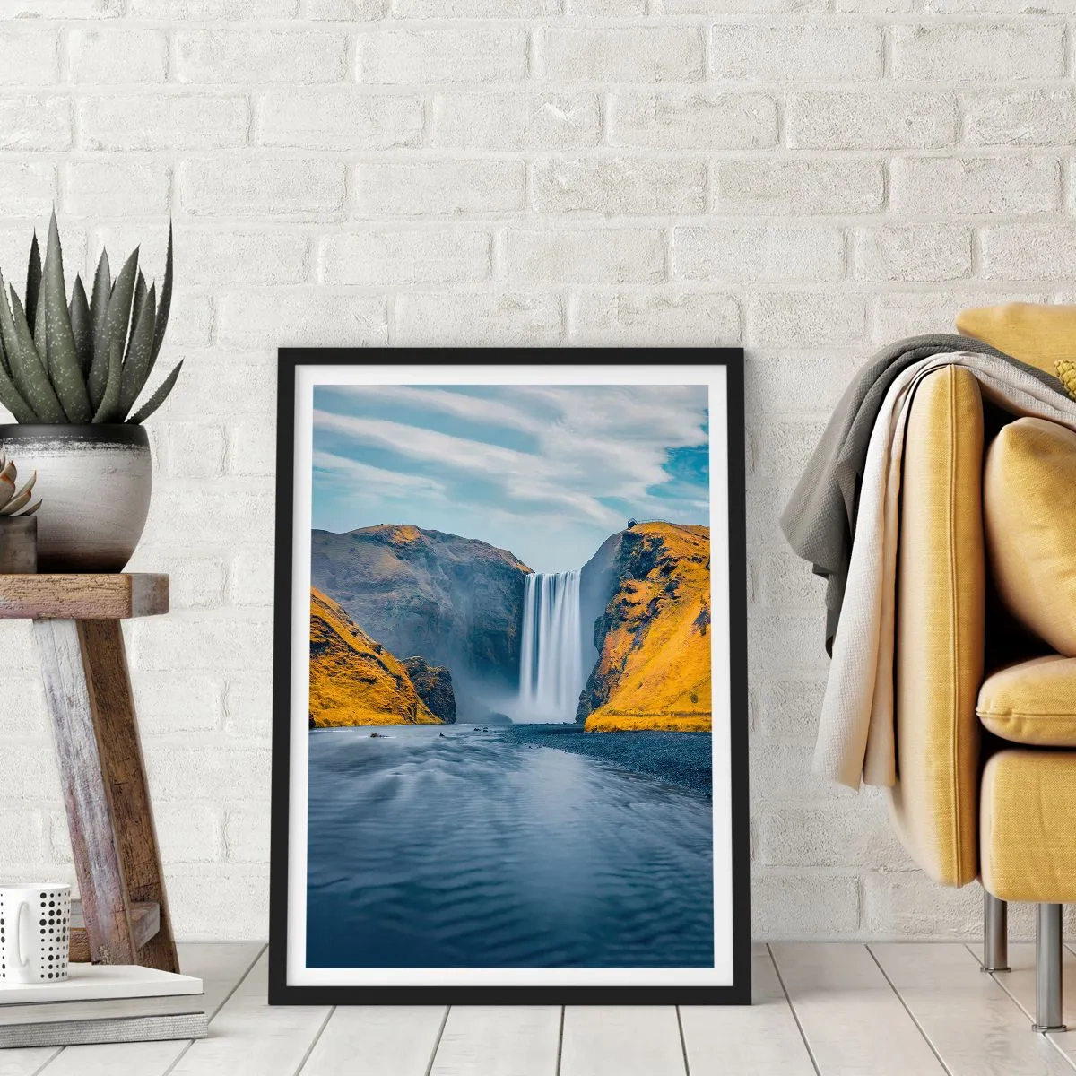 Poster in einem schwarzem Rahmen - Ewige Dauer, ewige Bewegung - 40x50 cm