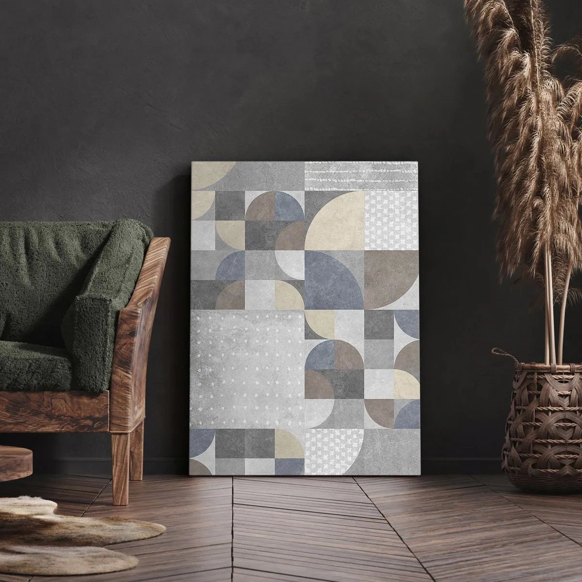 Bild auf Leinwand - Leinwandbild - Keramische Fantasie - 55x100 cm