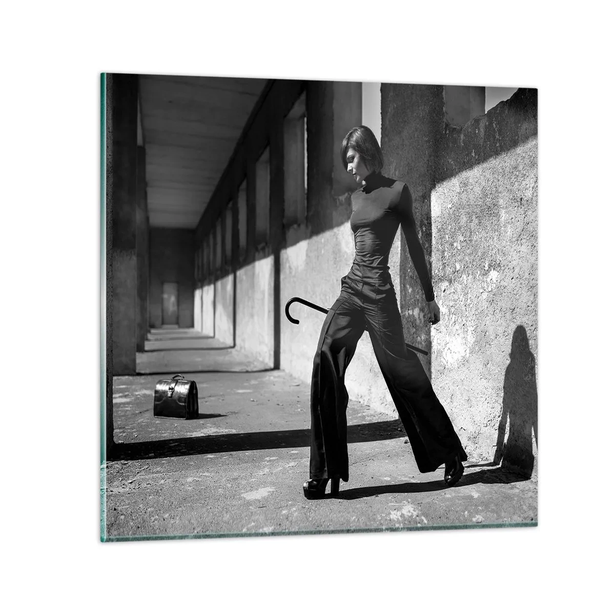 Glasbild - Bild auf glas - Urbane Eleganz - 70x70 cm