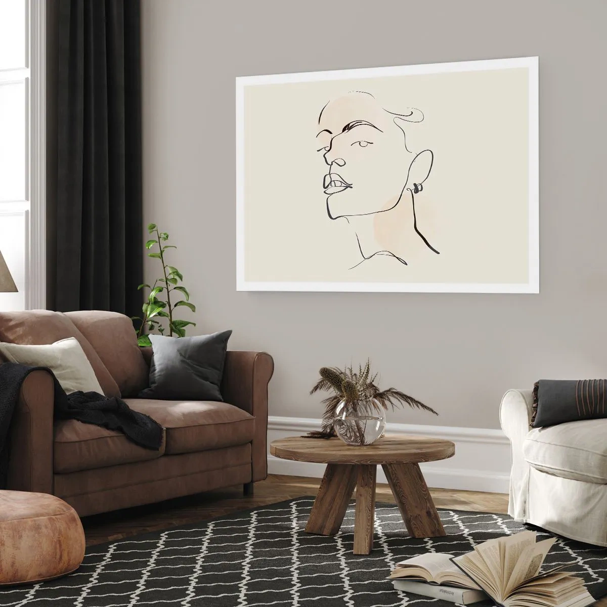 Poster - Ein stolzer Blick - 50x40 cm