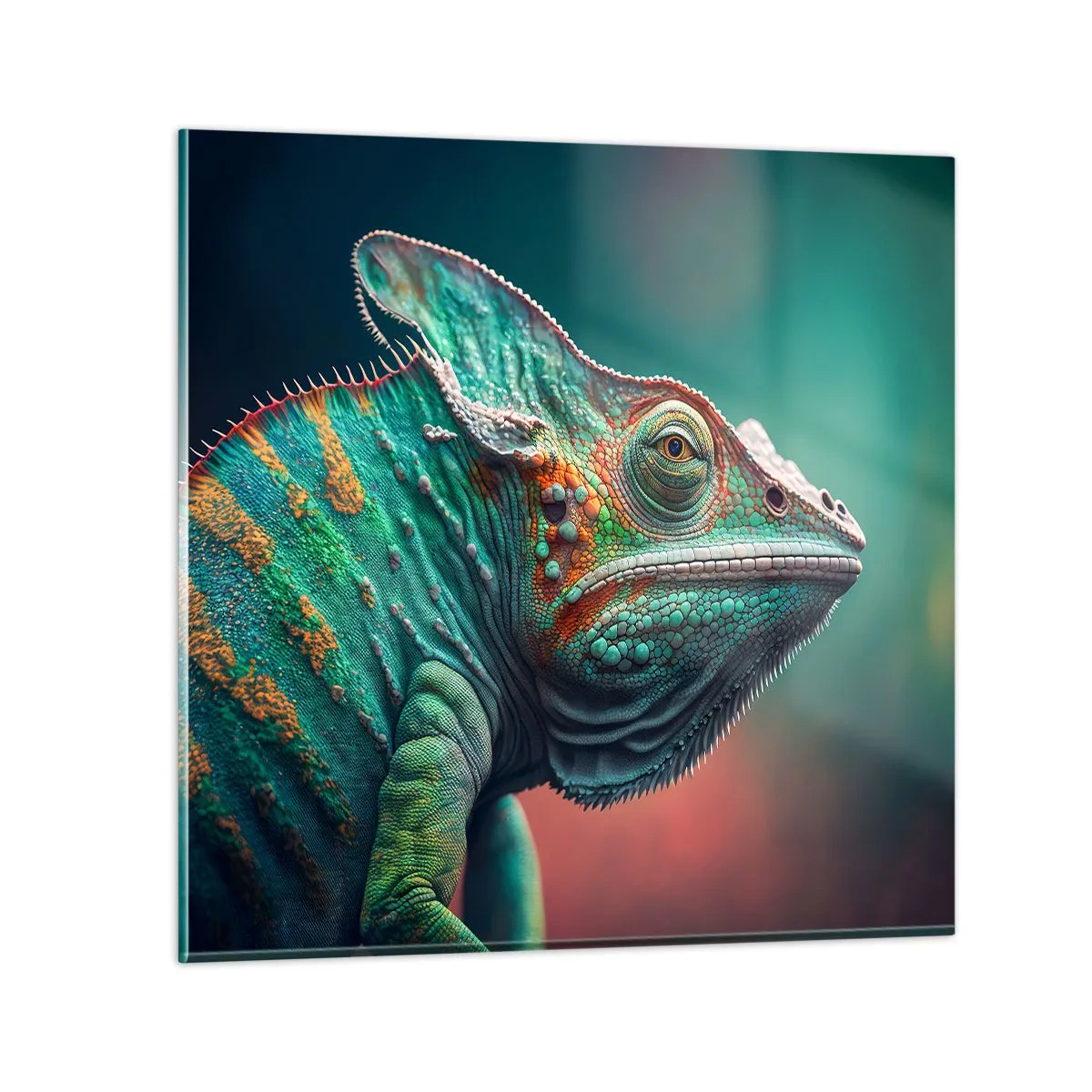 Glasbild - Bild auf glas - Siehst du mich? Nicht gut… - 50x50 cm