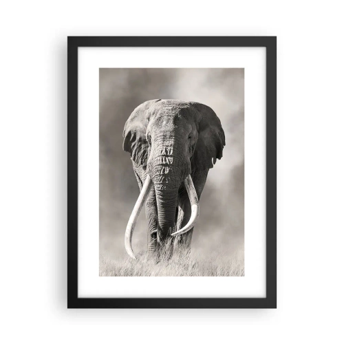 Poster in einem schwarzem Rahmen - Afrikanischer Patriarch - 30x40 cm