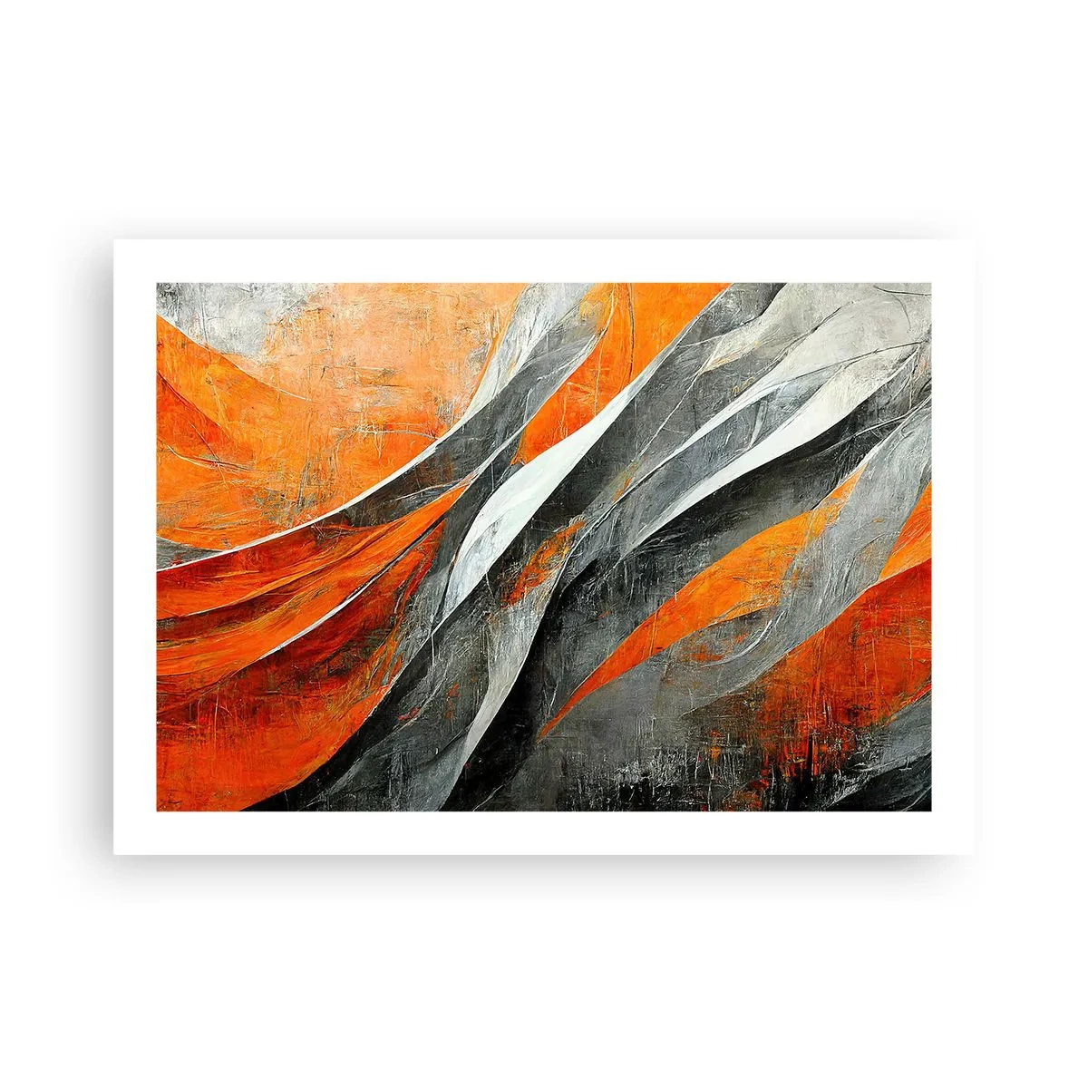 Poster - Hitze und Kälte - 70x50 cm