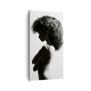 Bild auf Leinwand - Leinwandbild - Wie eine Blume auf einem schlanken Stiel - 65x120 cm