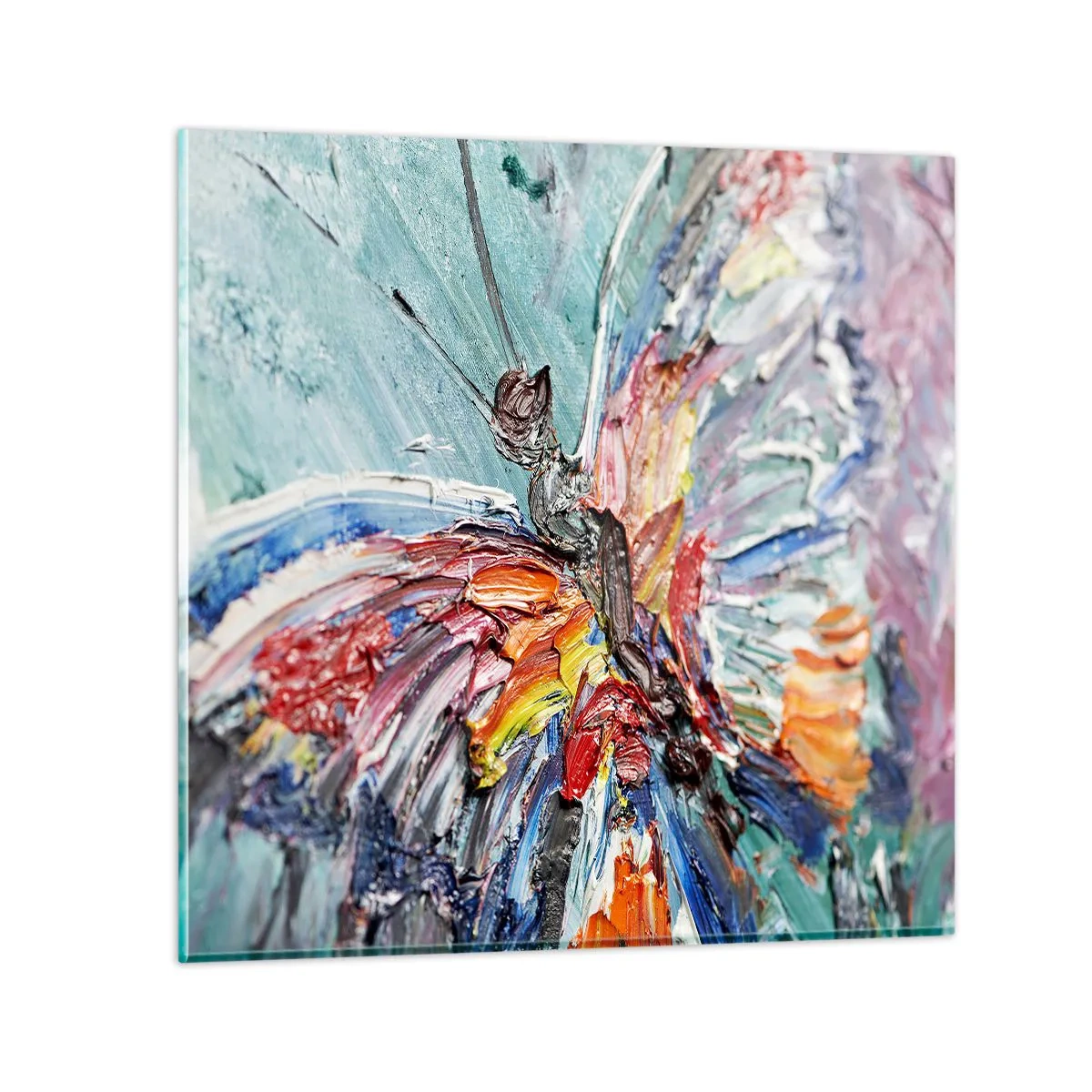 Glasbild - Bild auf glas - Von der Natur gemalt - 40x40 cm