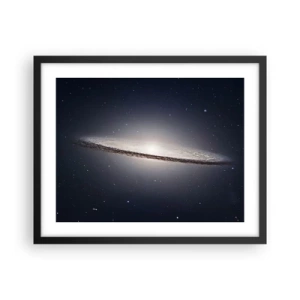 Poster in einem schwarzem Rahmen - Vor langer Zeit in einer weit entfernten Galaxie ... - 50x40 cm
