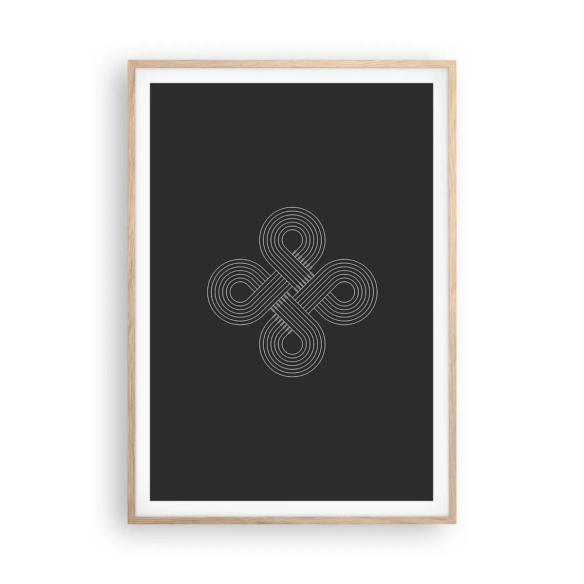 Poster in einem Rahmen aus heller Eiche - Im keltischen Geist - 70x100 cm