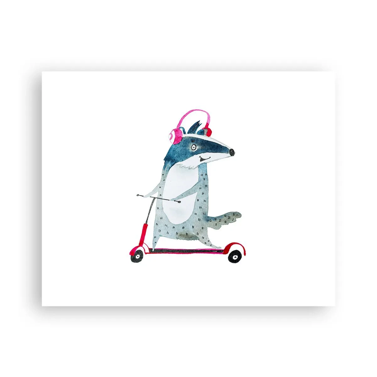 Poster - Dachsfreude - 50x40 cm