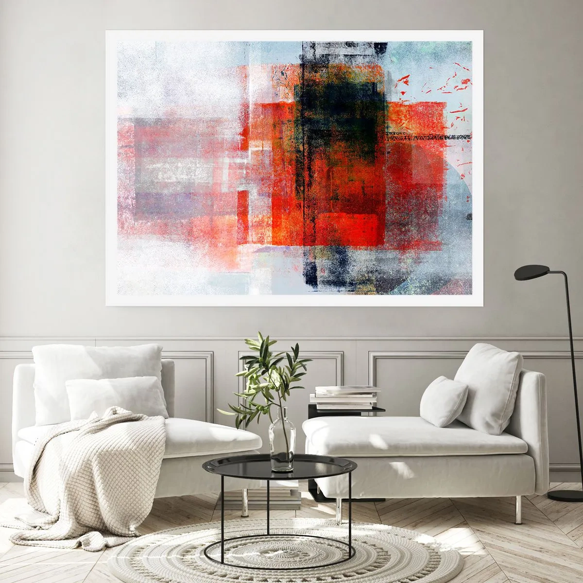 Poster - Komposition leuchtet - 50x40 cm